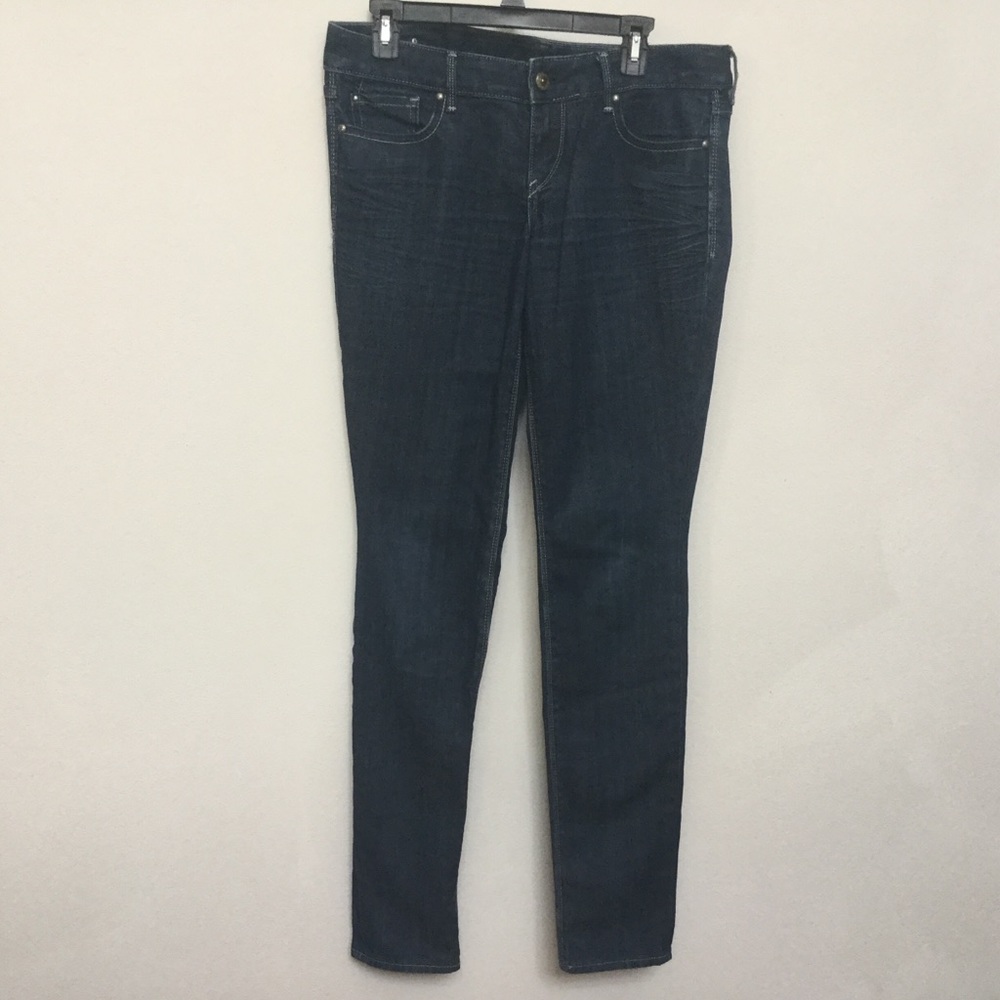 Express Dark Wash Skinny Jeans Size 8 Basic Layer All Season Classic Staple